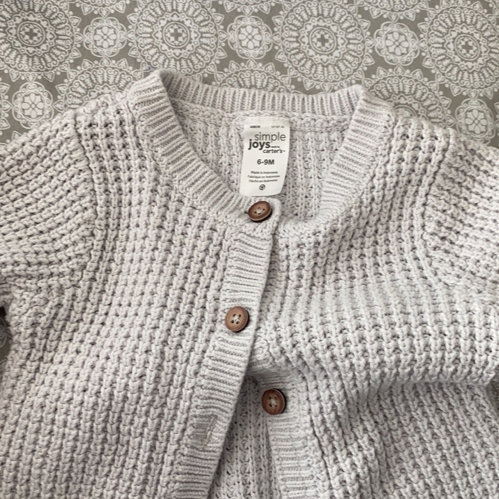 Girls gray sweater - Picture 3 of 3
